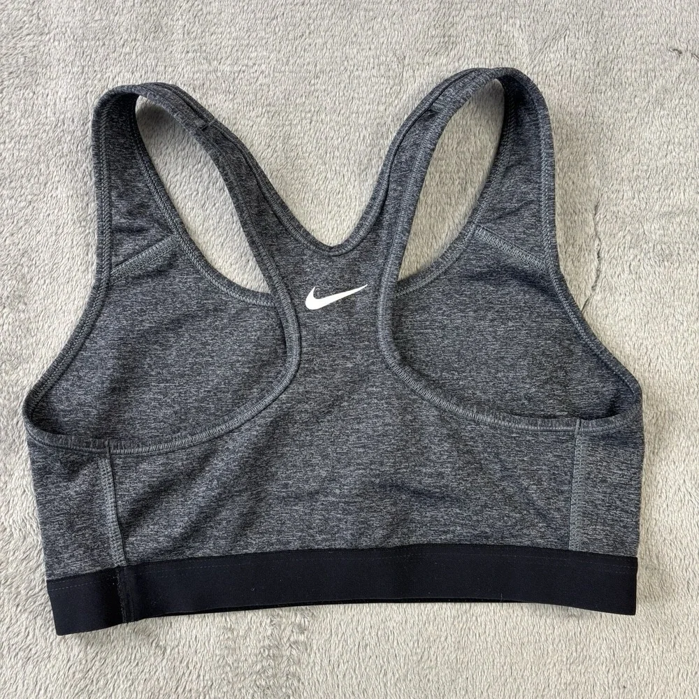 Nike Dri Fit Sports Bra Pullover Racerback Full Coverage Sz M‎ Yoga Gym Running